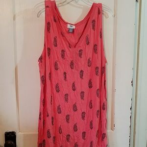 Tunic style tank top